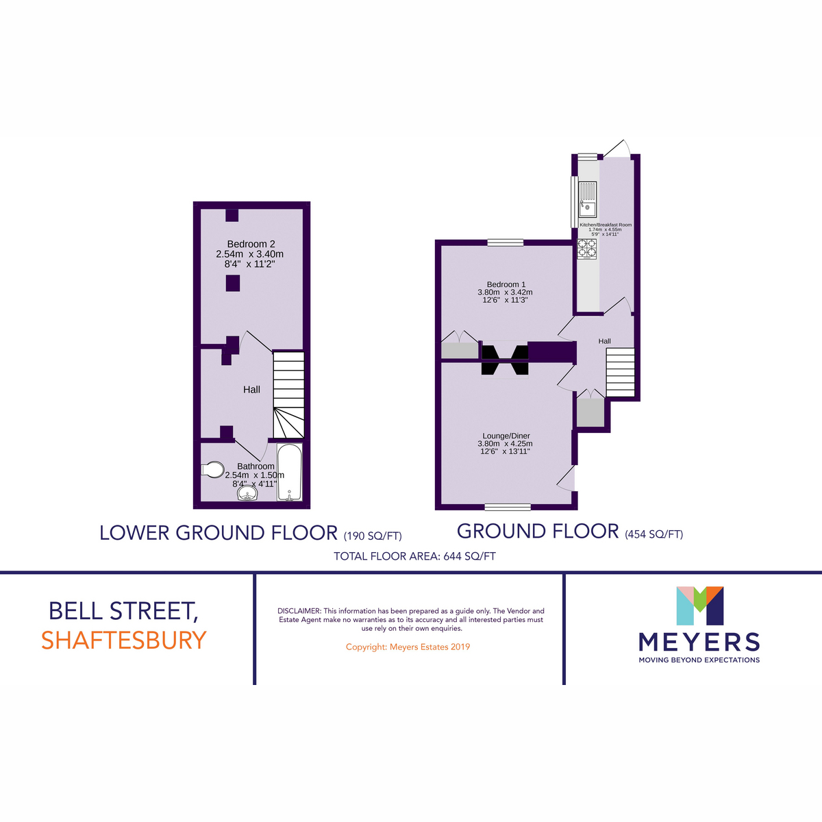 Flat Flat 1, 38, Bell Street, Shaftesbury floorplan