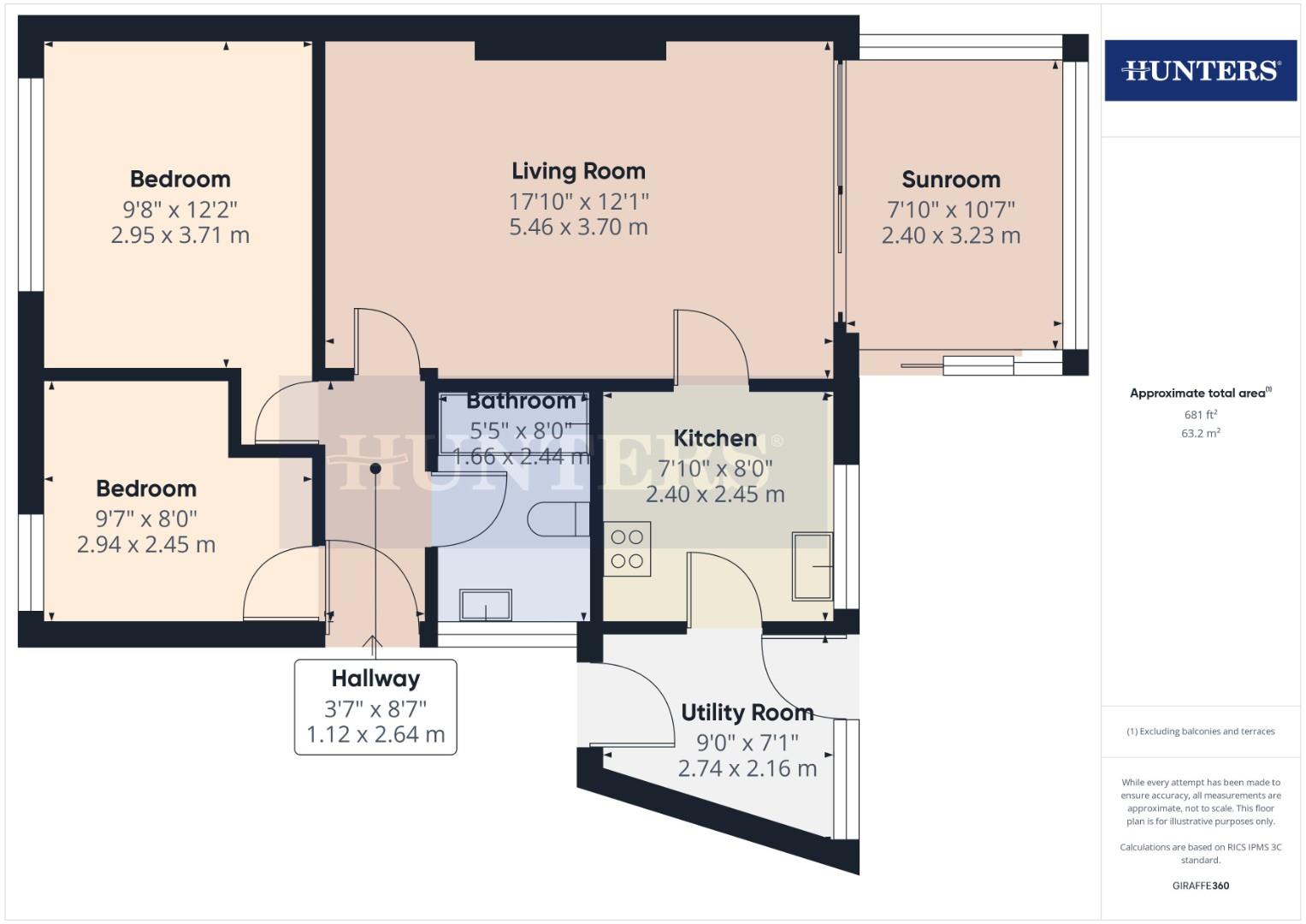 95, Harewood Avenue, Bridlington floorplan