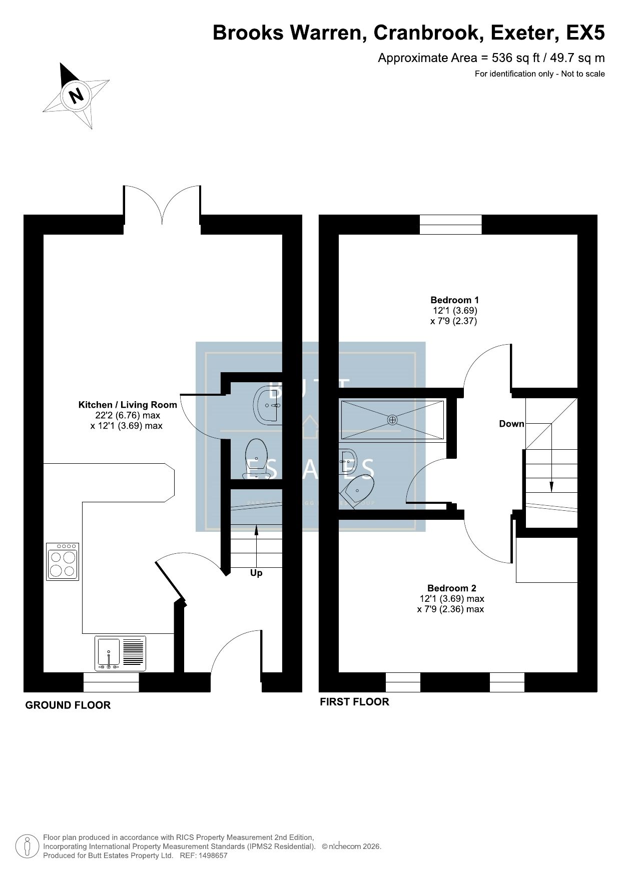 4 Brooks Warren, Exeter floorplan