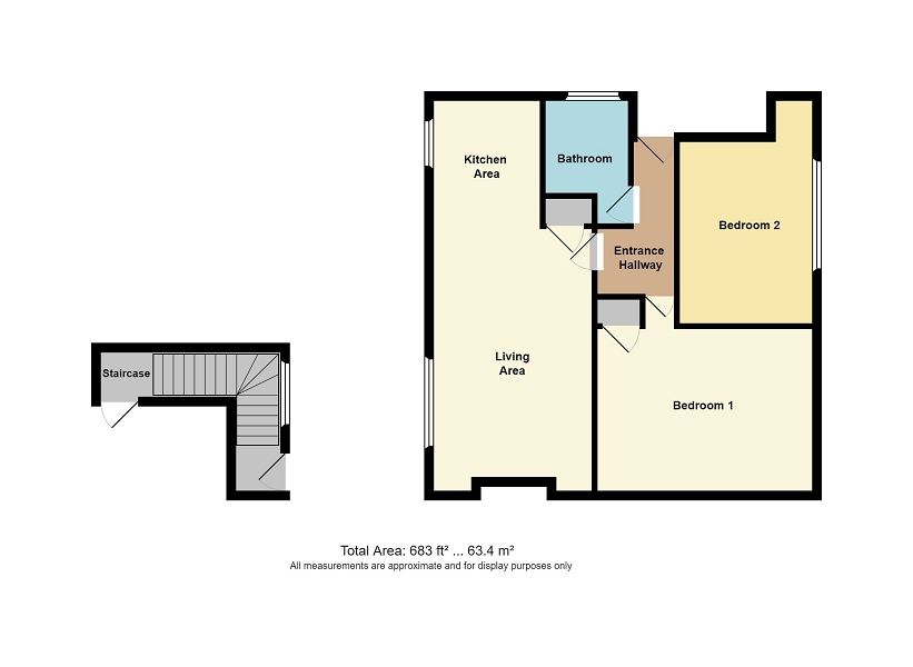 1 Bedrooms Flat to rent in Llwyncelyn Flats, Pantmawr Road, Whitchurch, Cardiff. CF14