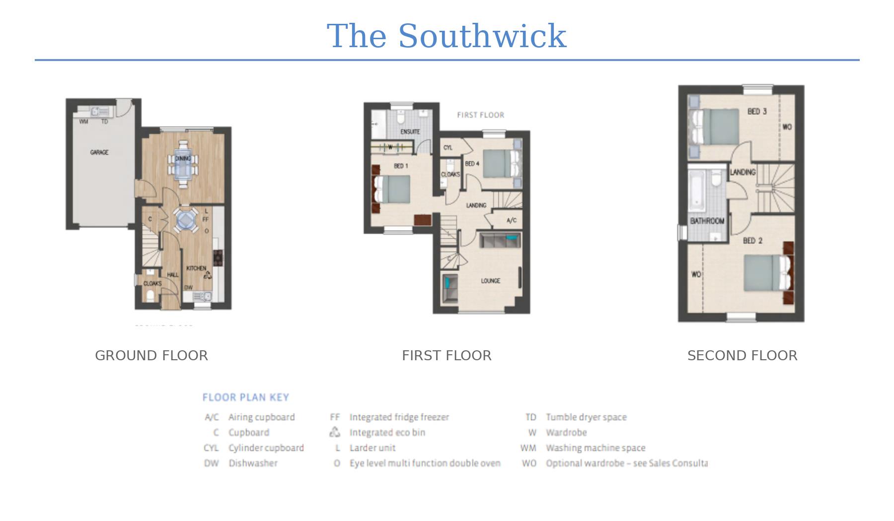 Plot 16, The Southwick,. Lambrok Mead, Frome Road, Trowbridge floorplan