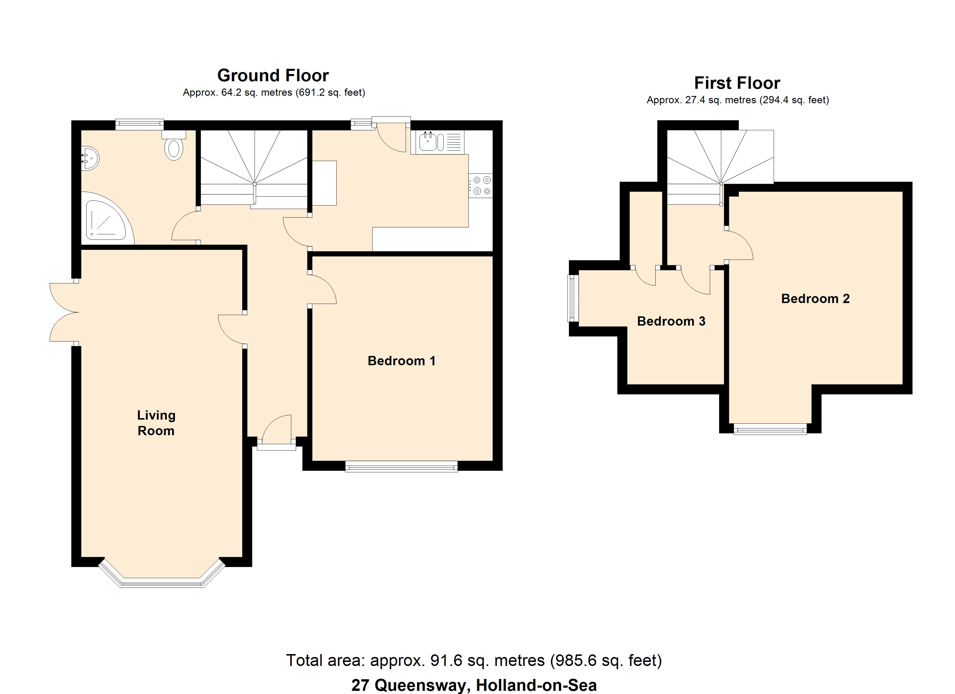 Queensway, Holland On Sea, Clacton On Sea CO15, 3 bedroom detached