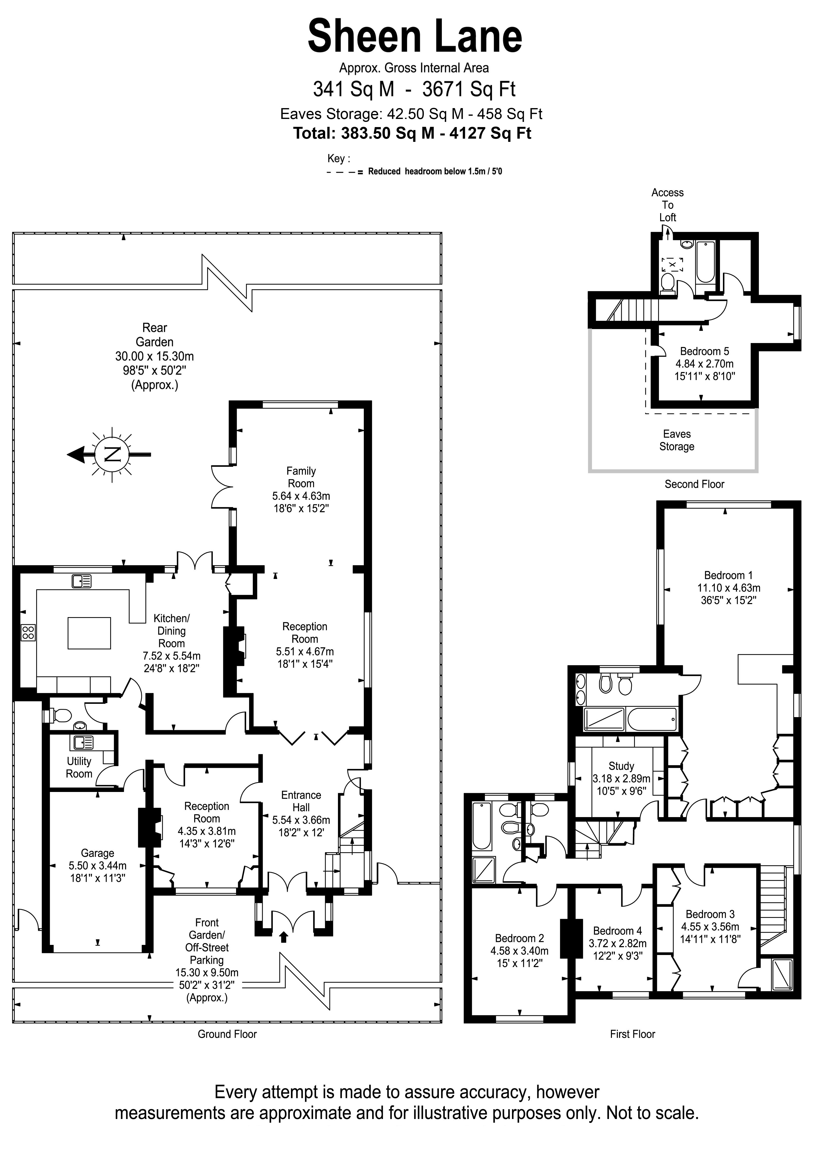 285, Sheen Lane, East Sheen floorplan