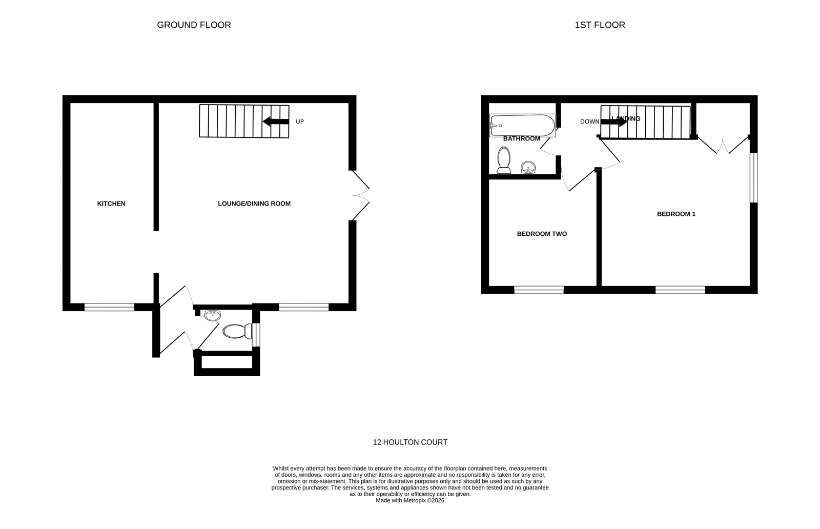 12, Houlton Court, Surrey floorplan