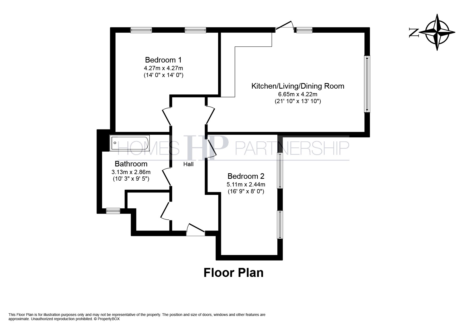 2 Bedrooms Flat for sale in Waterside Close, Bewbush, Crawley RH11