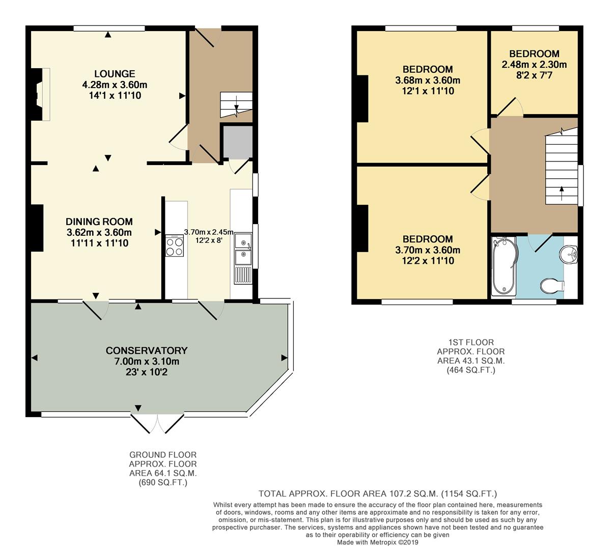 3 Bedrooms Semi-detached house for sale in Rose Walk Close, Newhaven BN9
