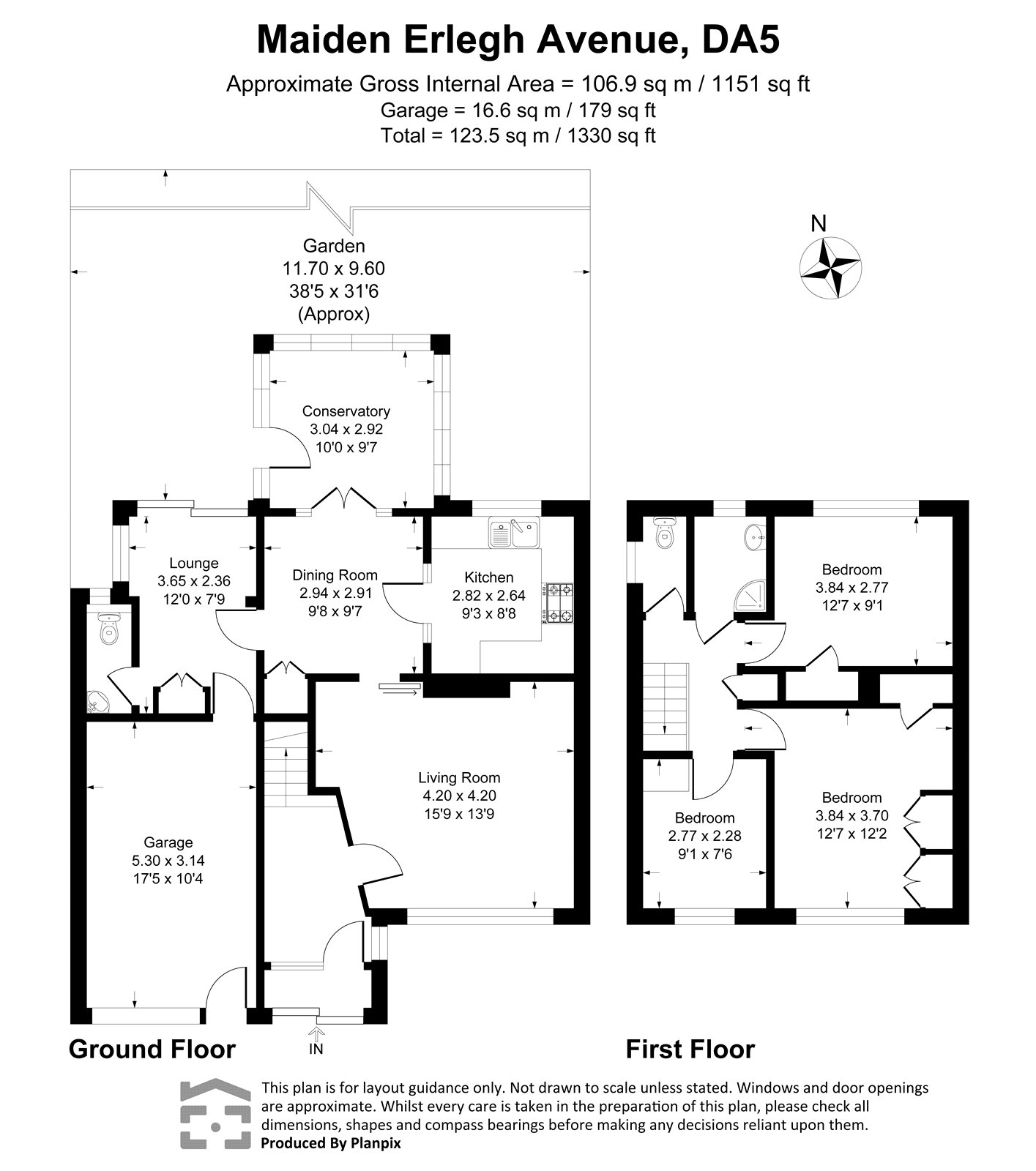 38, Maiden Erlegh Avenue, Bexley floorplan