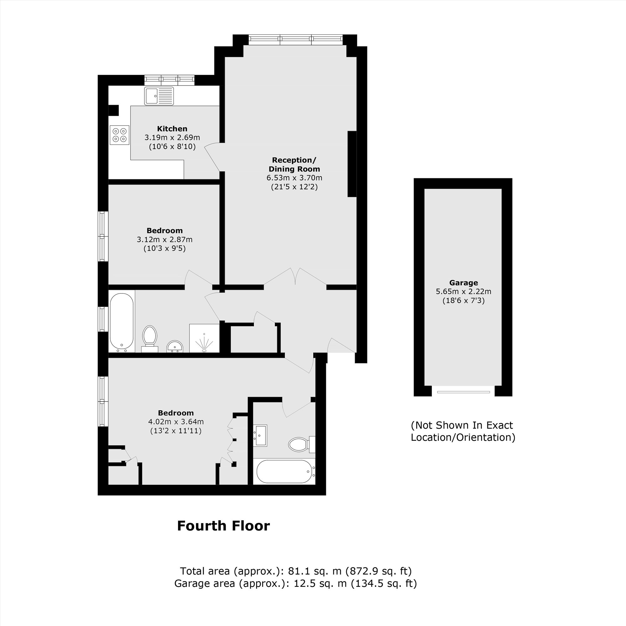 Broom Park, Teddington floorplan
