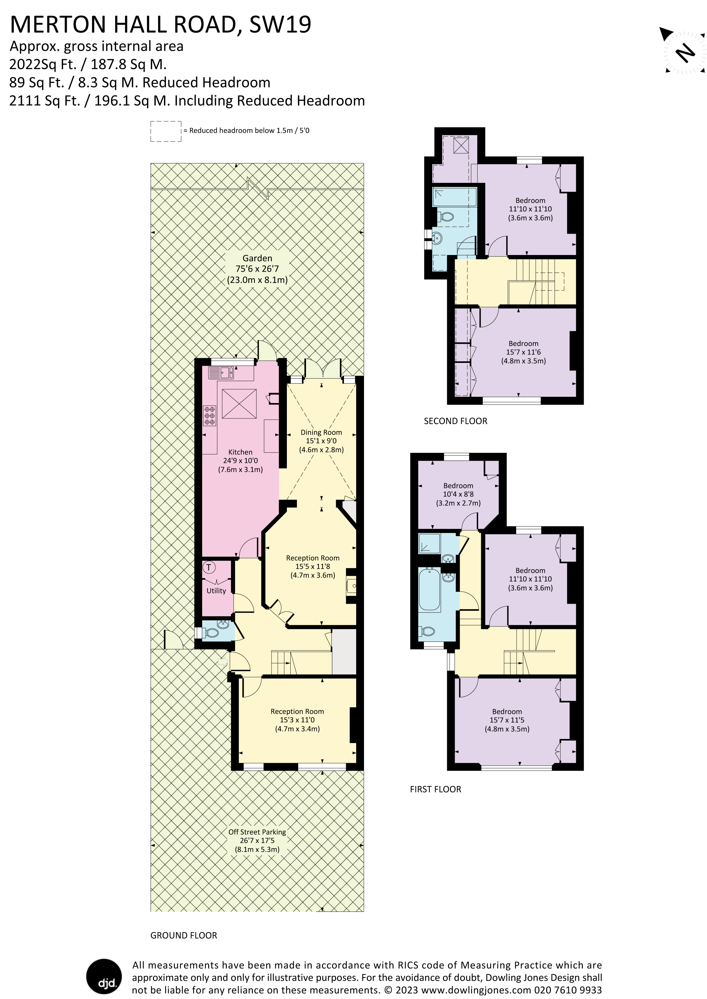 71, Merton Hall Road, London floorplan