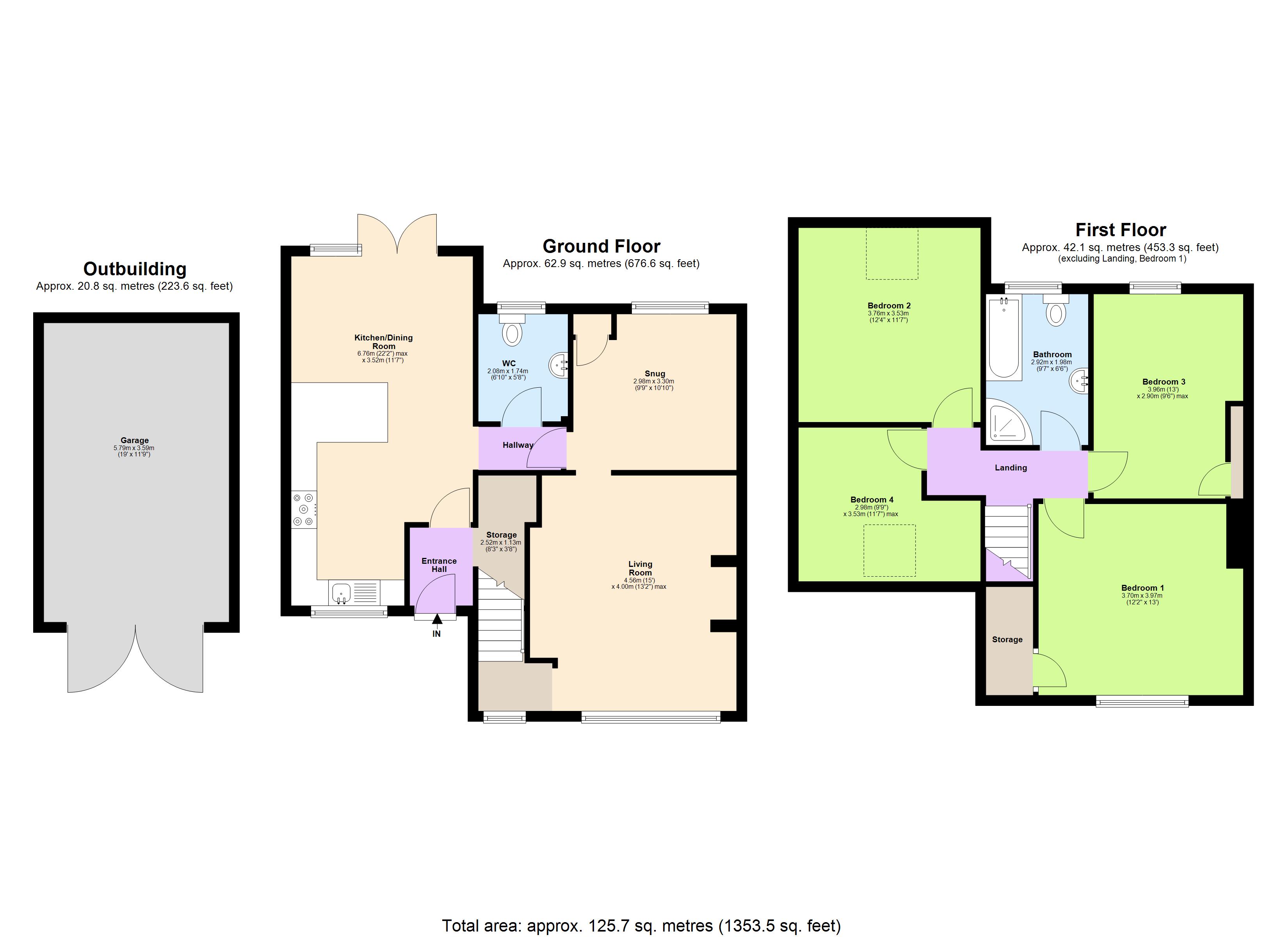 68, Castle Hill Road, Totternhoe floorplan