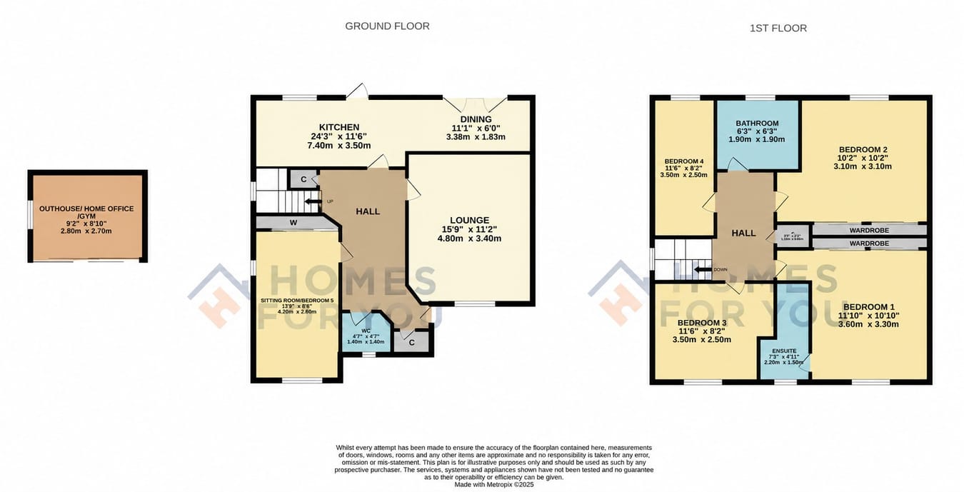 43, David Avenue, Stirling floorplan