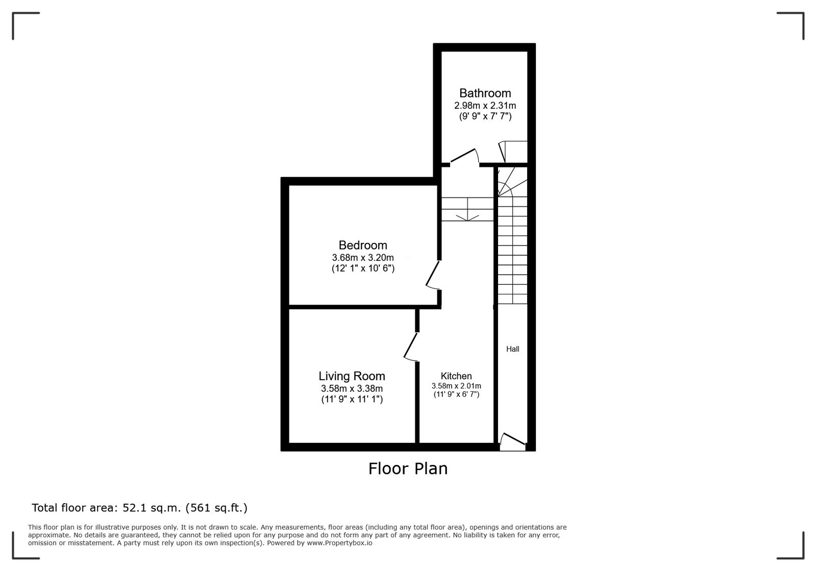 Flat 8A,, Pier Street, Isle of Wight floorplan