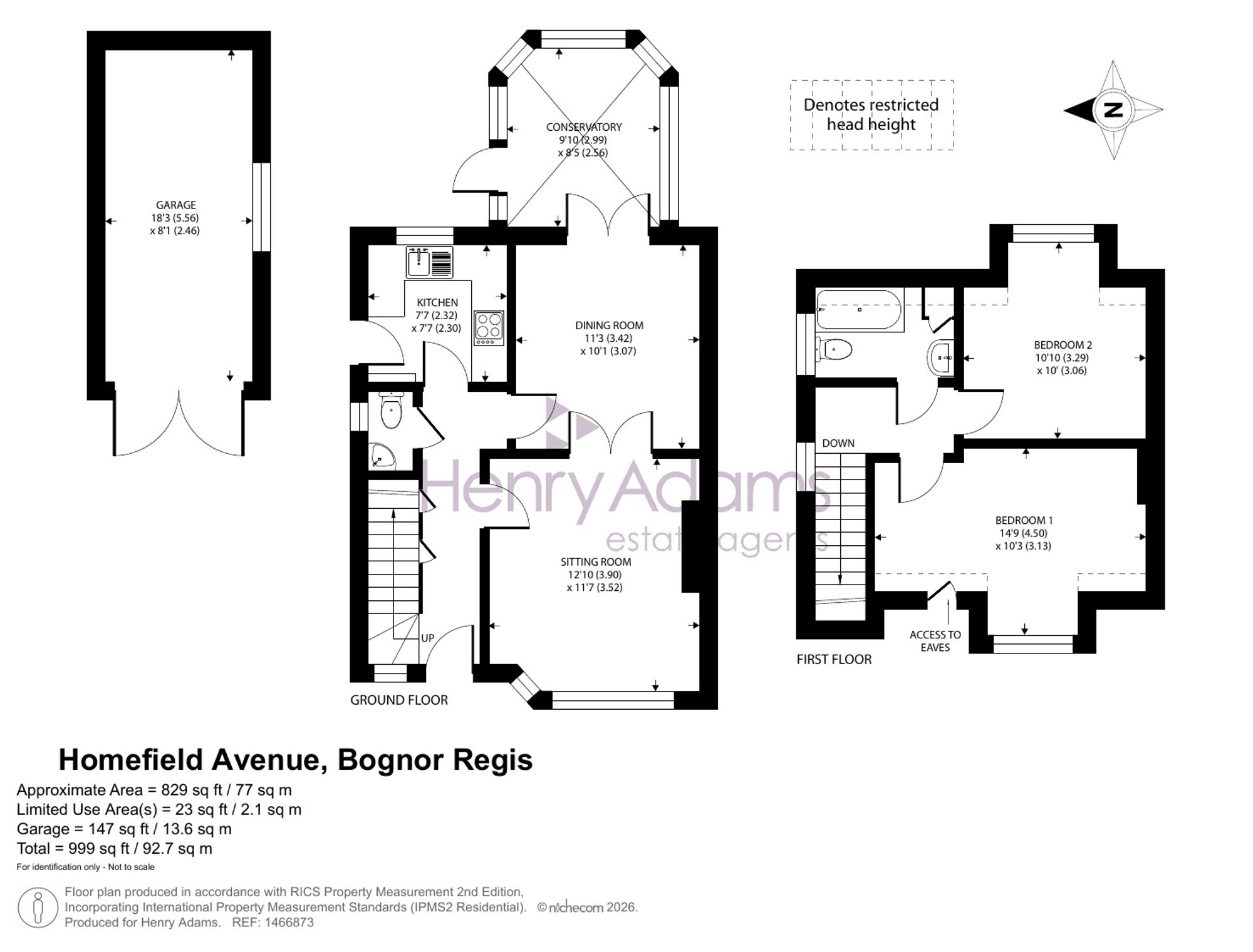 18 Homefield Avenue, Bognor Regis floorplan