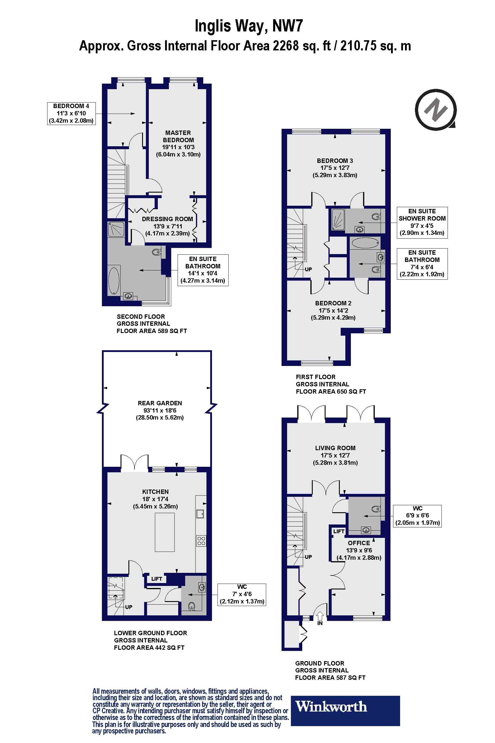 13, Inglis Way, London floorplan