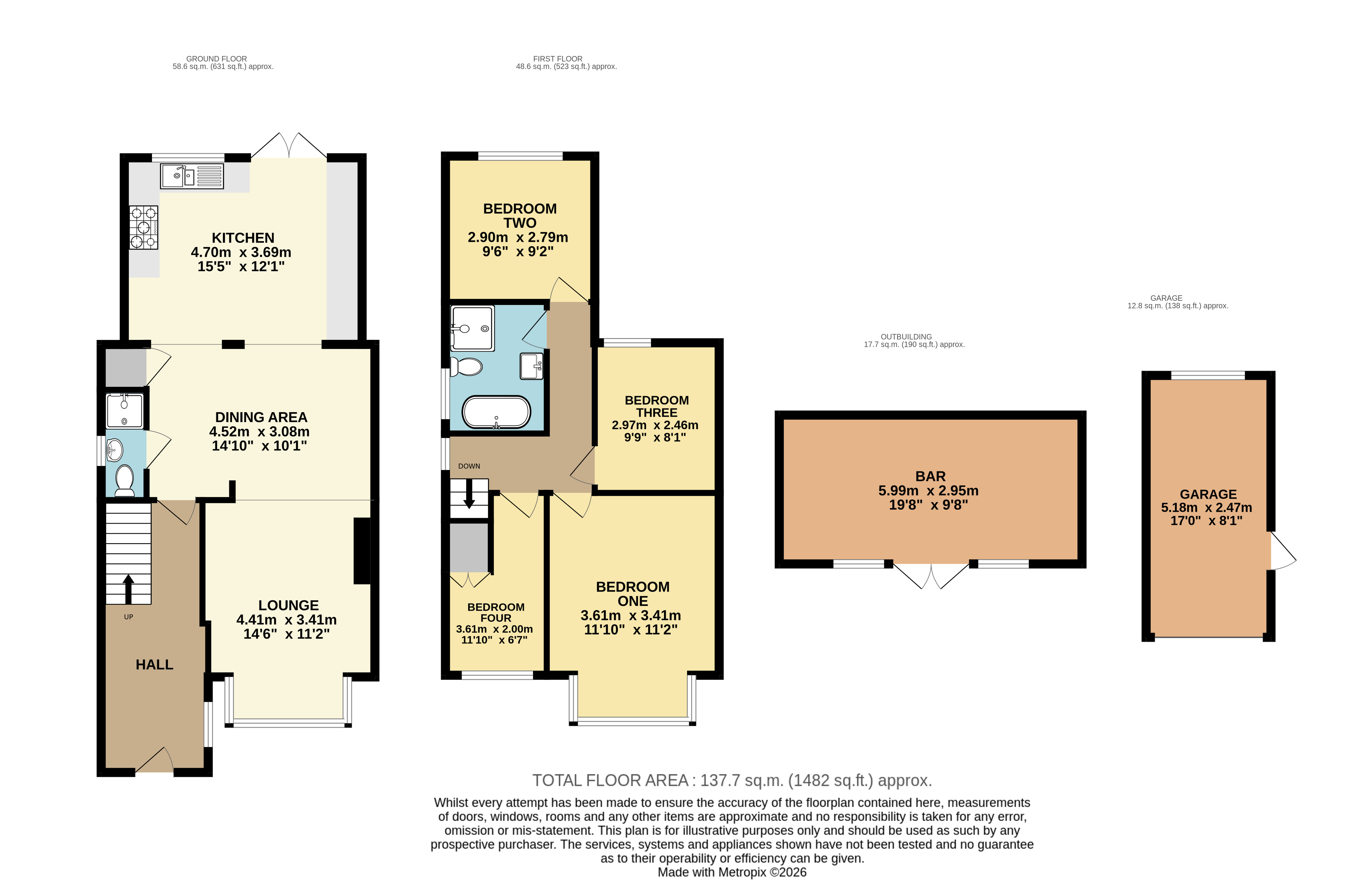 5, Lockington Crescent, Bedfordshire floorplan