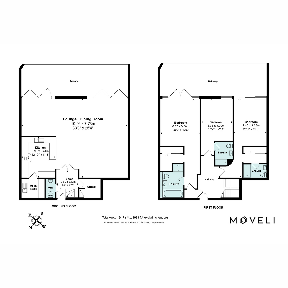 Flat Flat 3, Panorama, Alipore Close, Poole floorplan