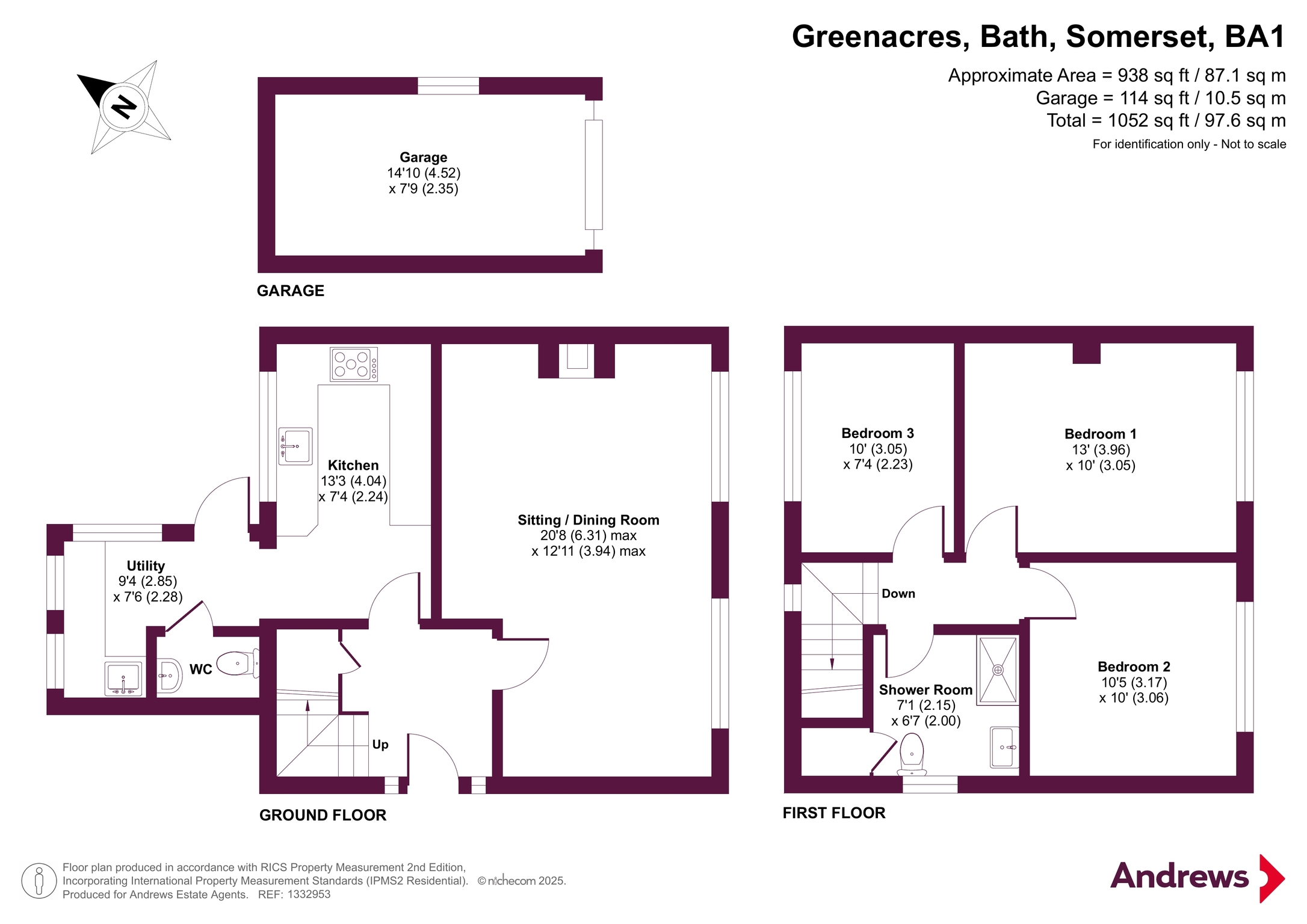 7, Greenacres, Somerset floorplan