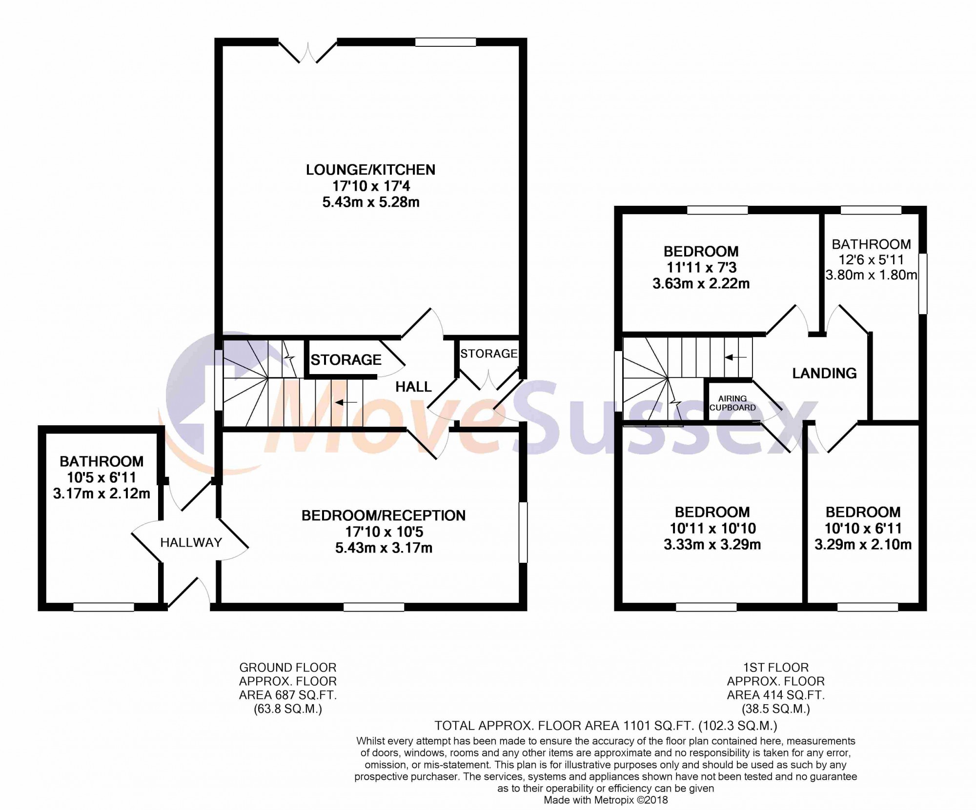 4 Bedrooms Detached house for sale in Seven Sisters Road, Eastbourne, East Sussex BN22