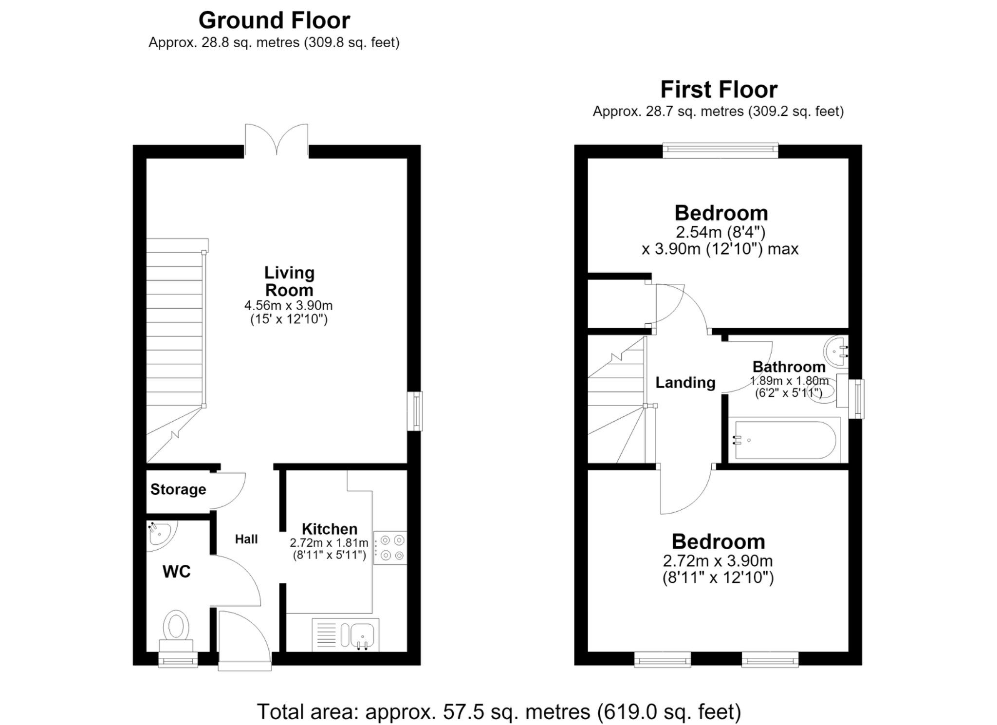 103, Stanley Road, BOURNEMOUTH floorplan