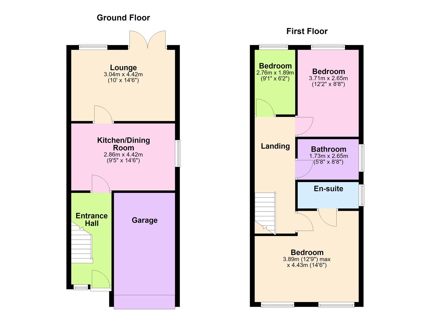 91, Edward Street, Hinckley floorplan