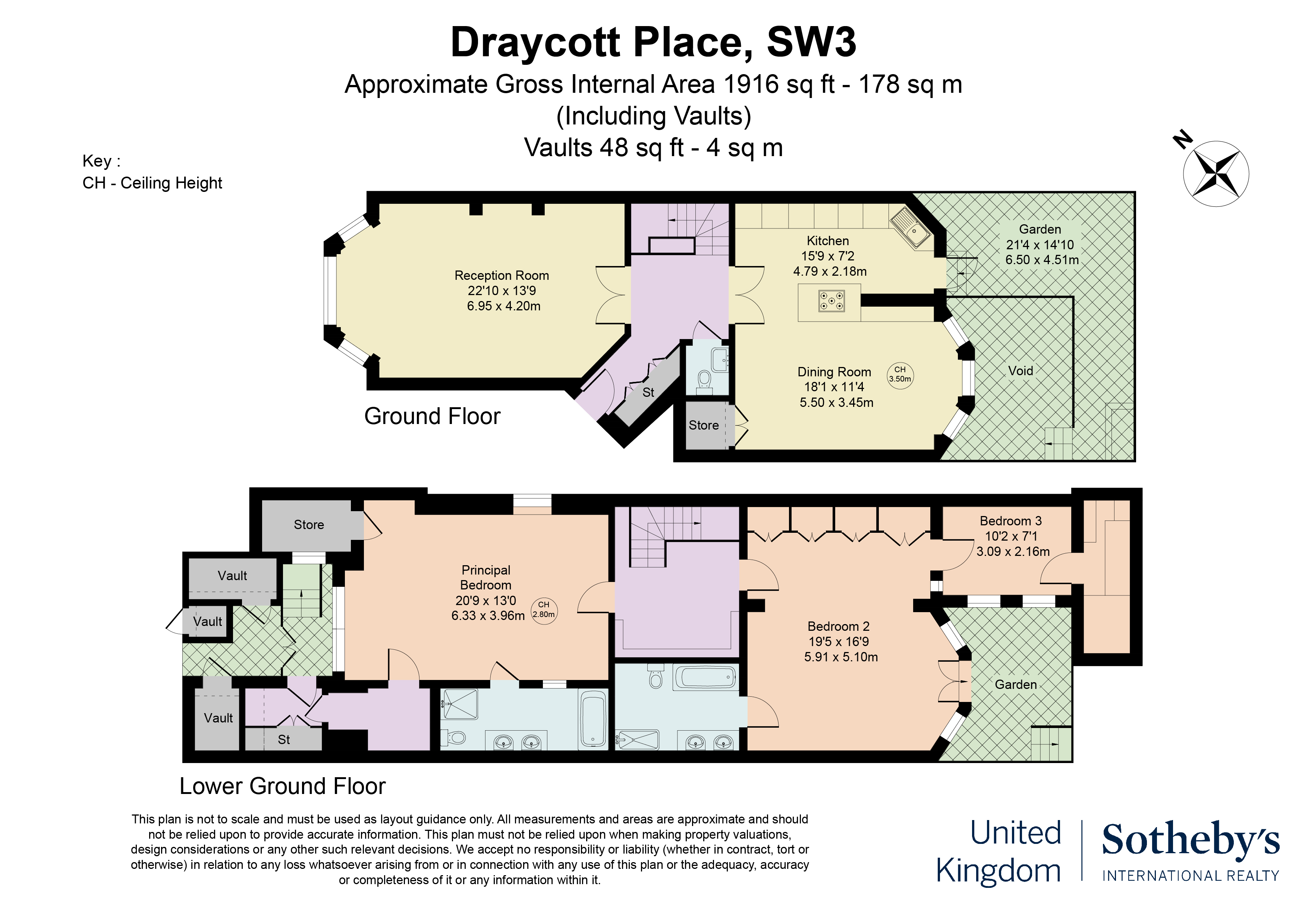 48, 48 Draycott Place, London floorplan