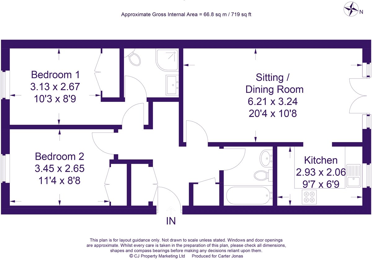 Grandpont Place, Long Ford Close, Oxford, Oxfordshire OX1, 2 bedroom
