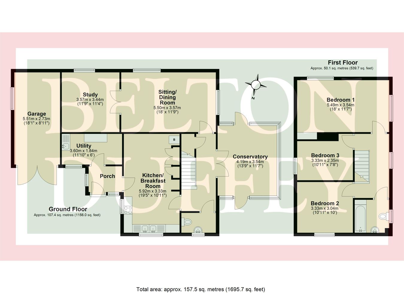Willow Cottage, The Street, Sculthorpe floorplan