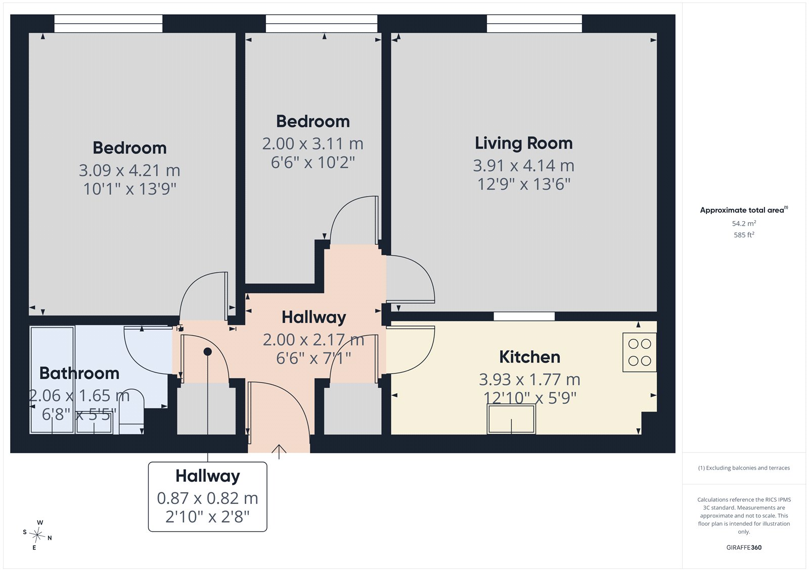 Flat 8, Hannah More Court,, Lower North Street, Somerset floorplan