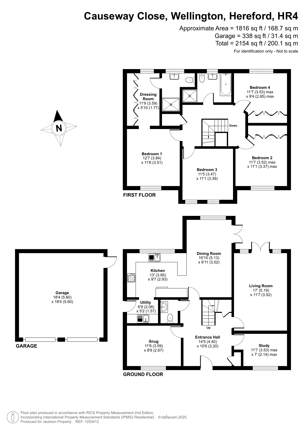 4 Causeway Close, Hereford floorplan