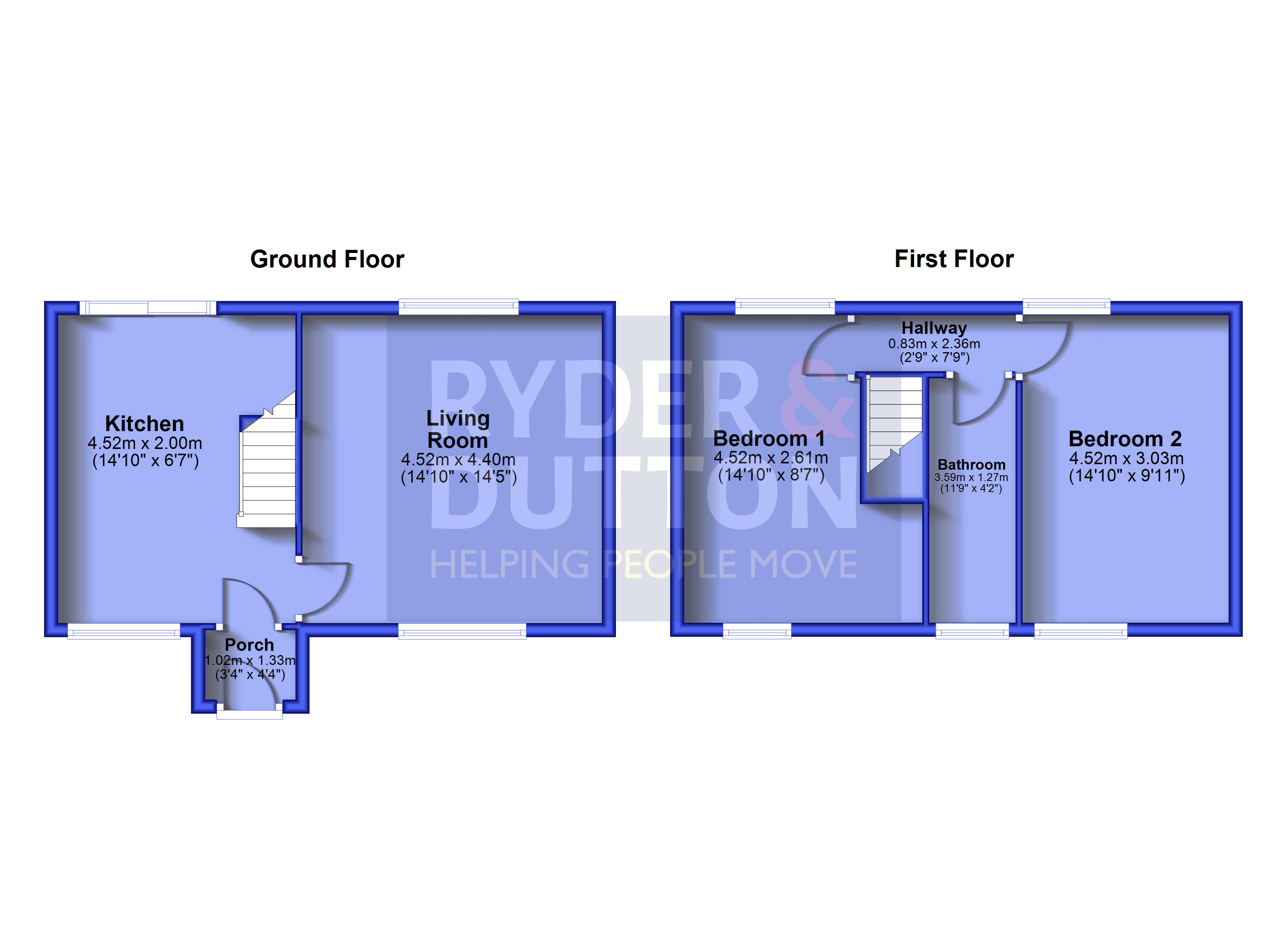 19, Hawthorn Road, Greater Manchester floorplan