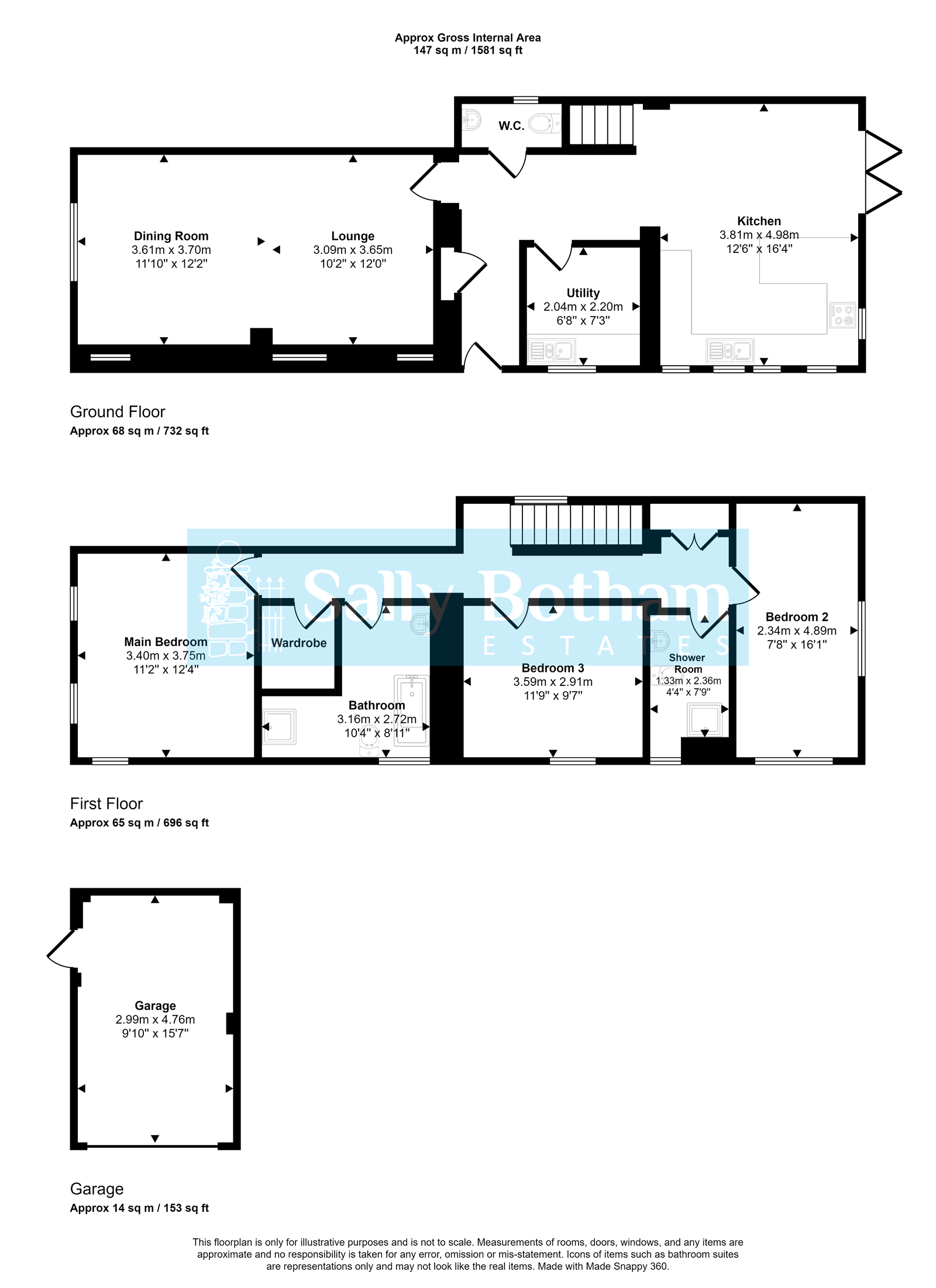 Old School House, Church Lane, Alfreton floorplan