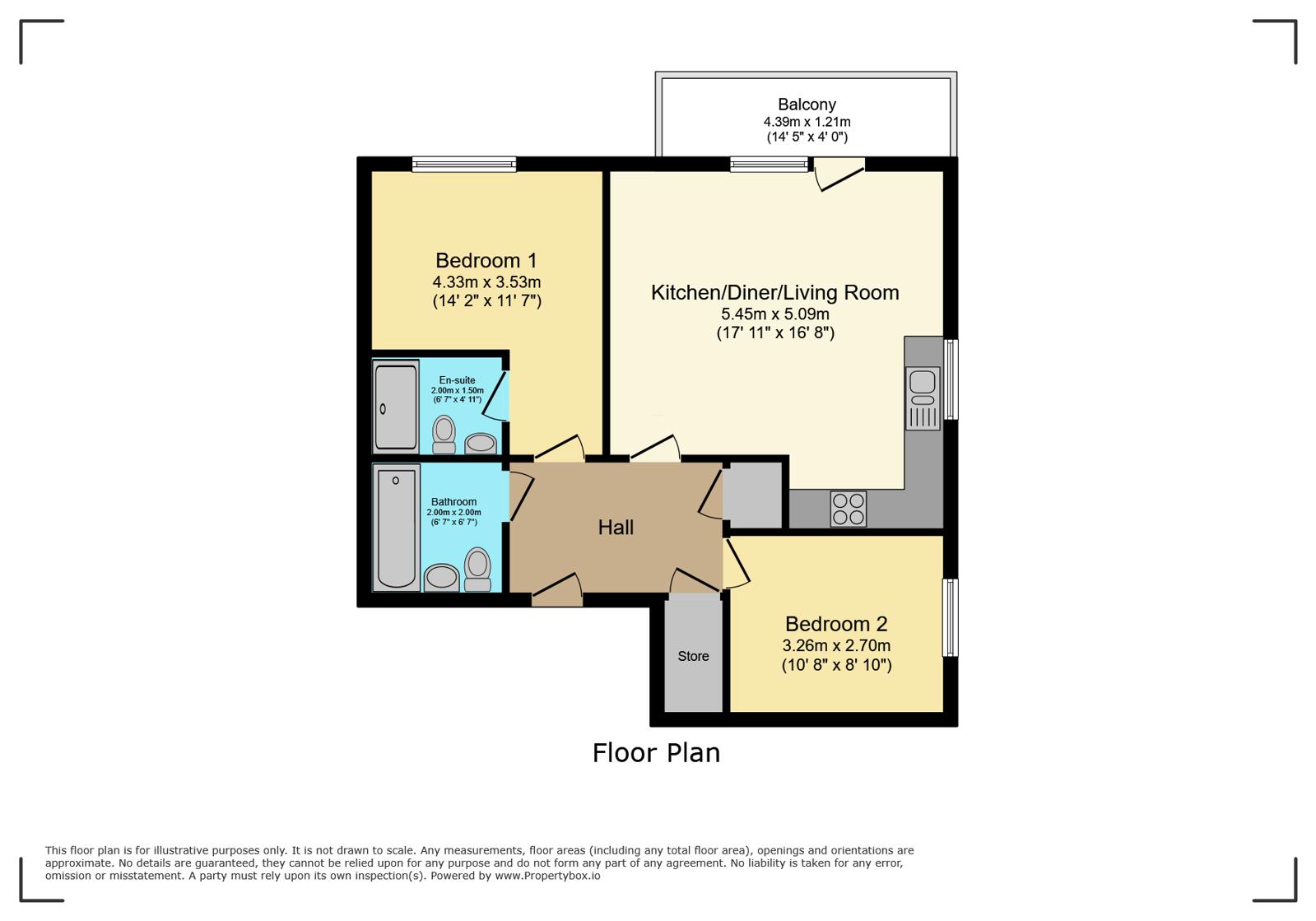 8, Crane House, Blackwater floorplan
