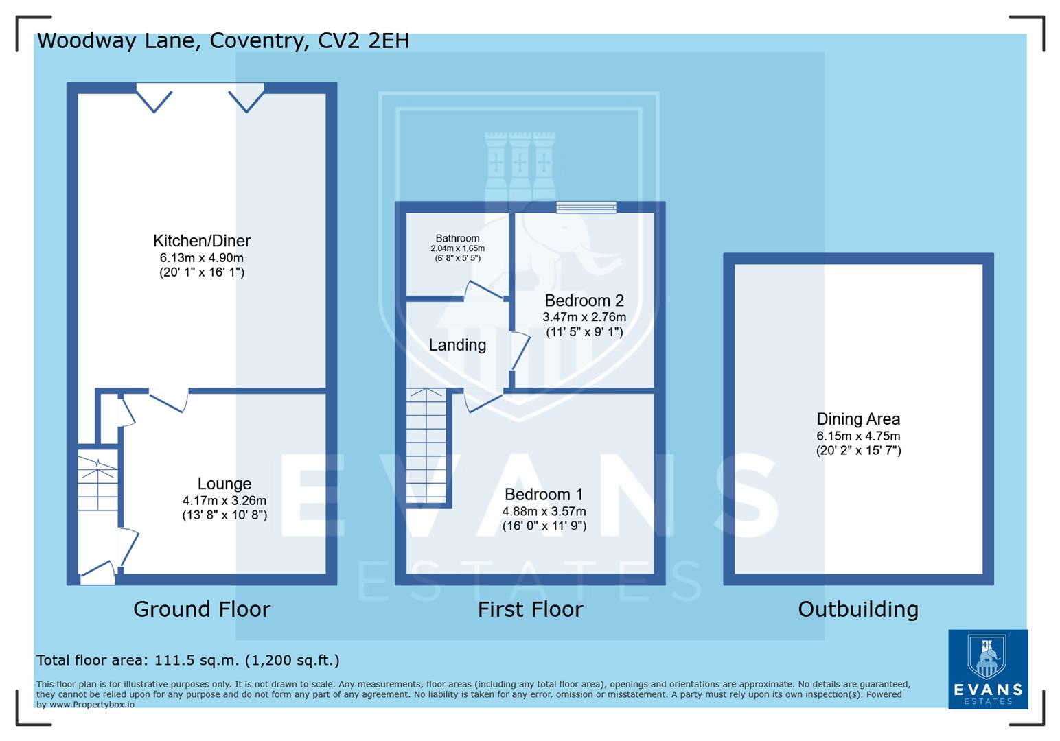 157, Woodway Lane, Coventry floorplan