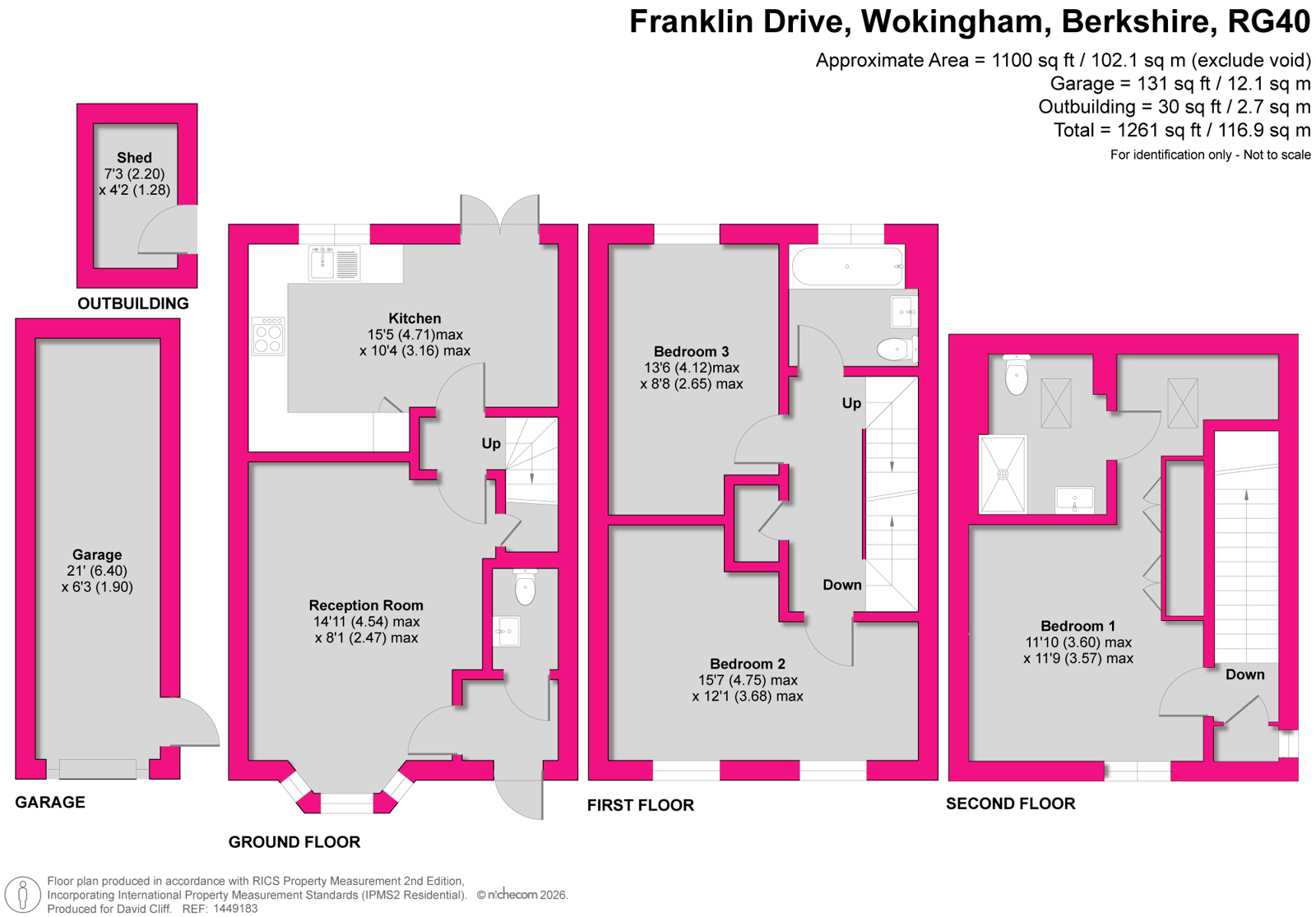 15, Franklin Drive, Berkshire floorplan