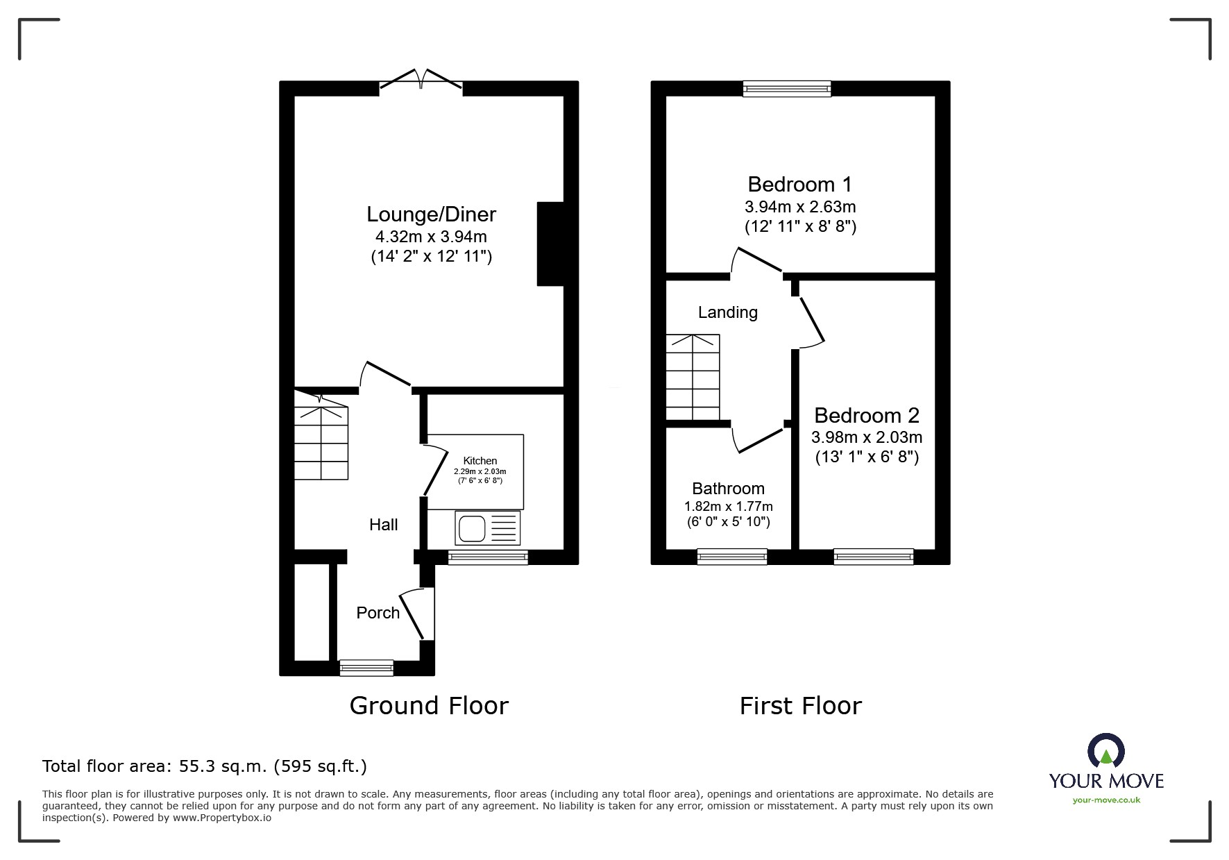 31, Coleraine Close, Lincolnshire floorplan