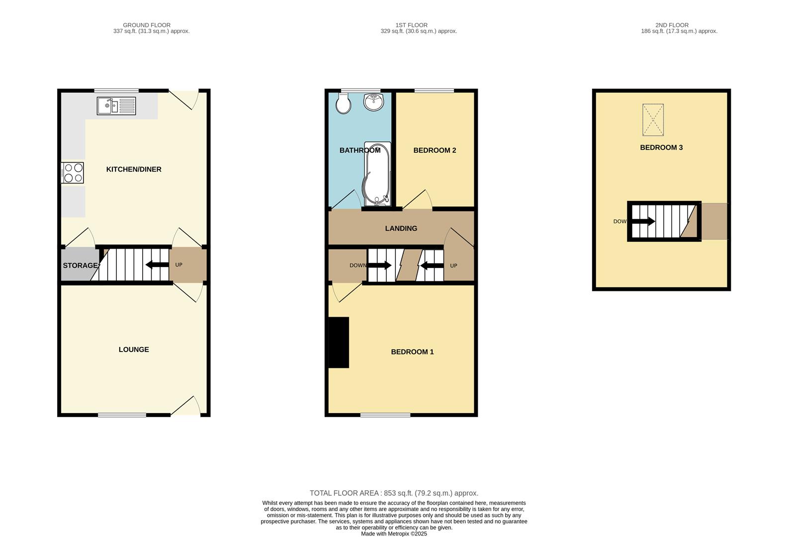 21, Chapel Street, Wakefield floorplan