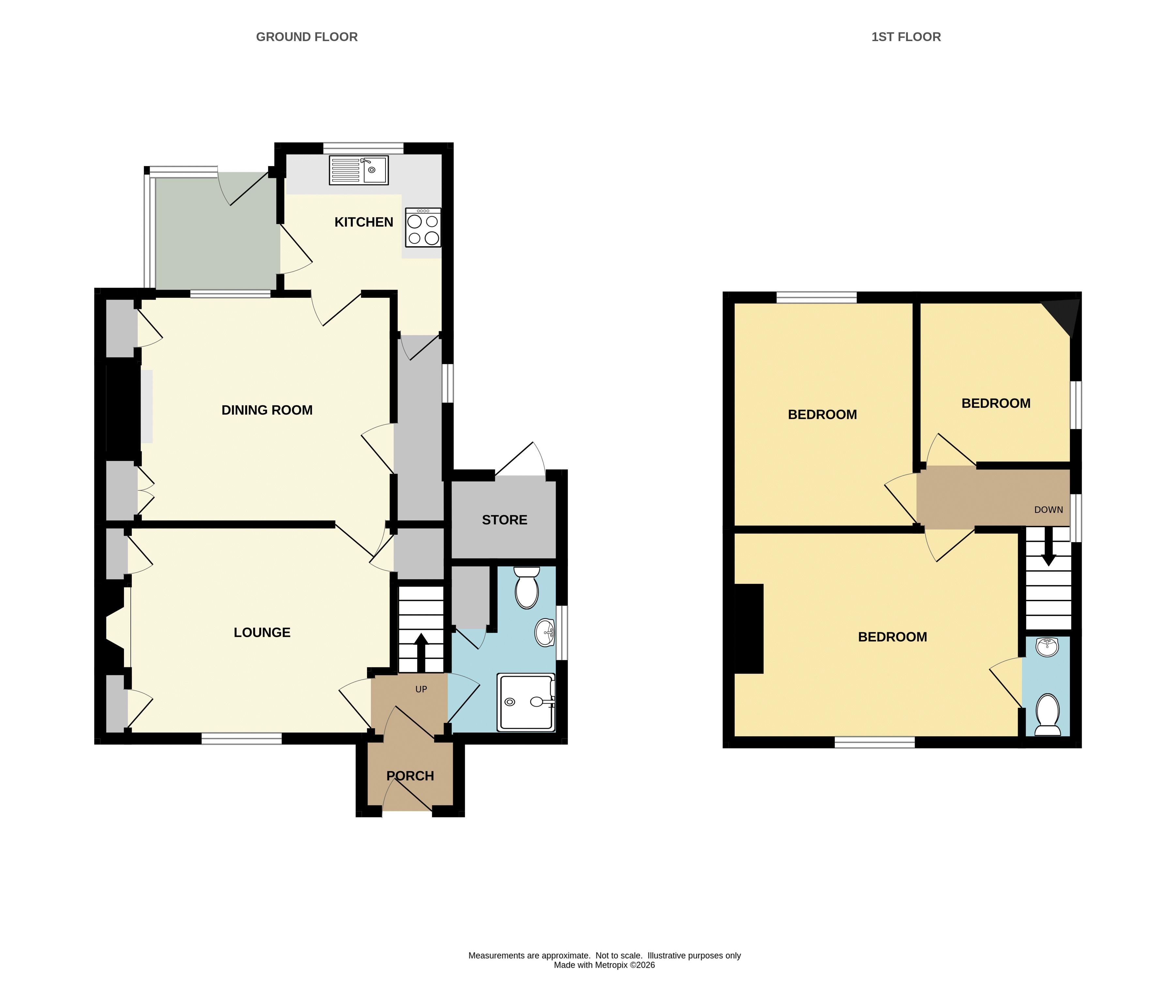 1 Pullington Cottages, Bodmin floorplan