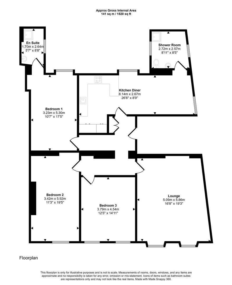 The Parade, Pembroke floorplan