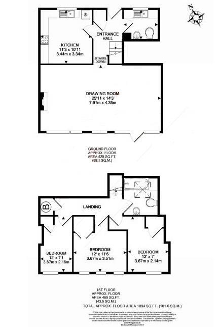 Maize Cottage, Guileshill Lane, Ockham floorplan