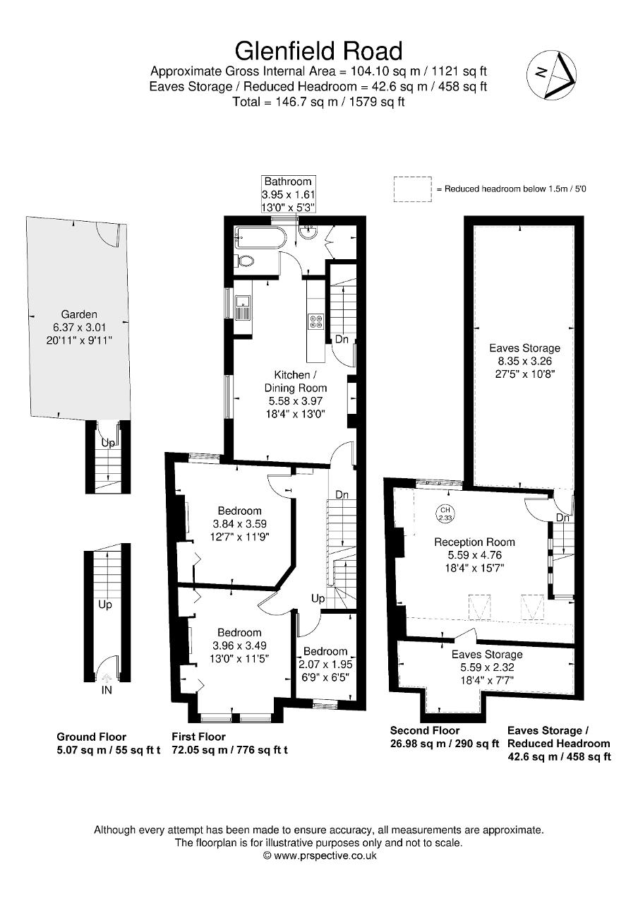 25a, Glenfield Road, London floorplan