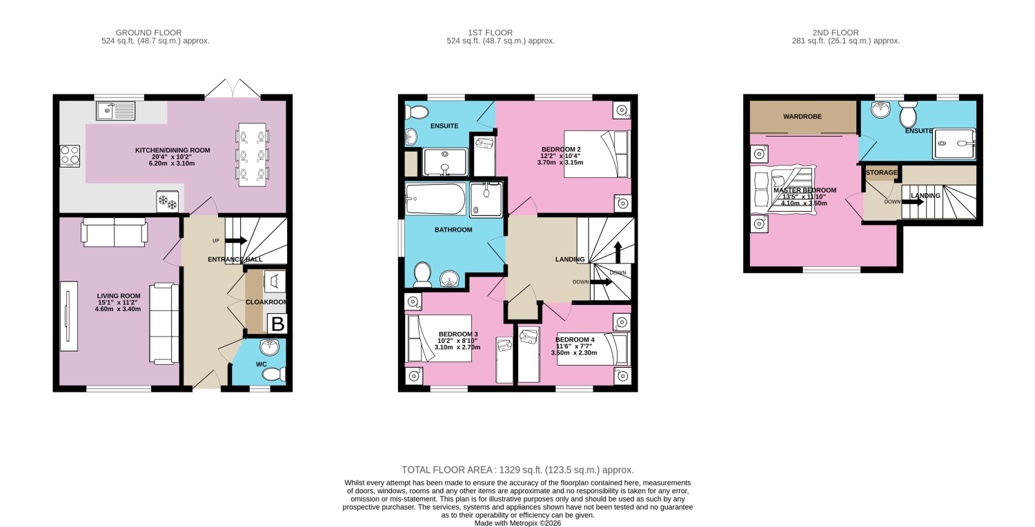 41, HARRIER WAY, CANNOCK floorplan