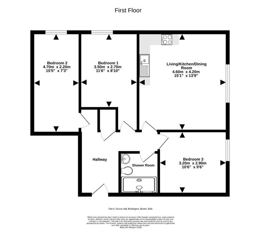 Grove hall grove park brislington bristol bs4 3 bedroom flat for
