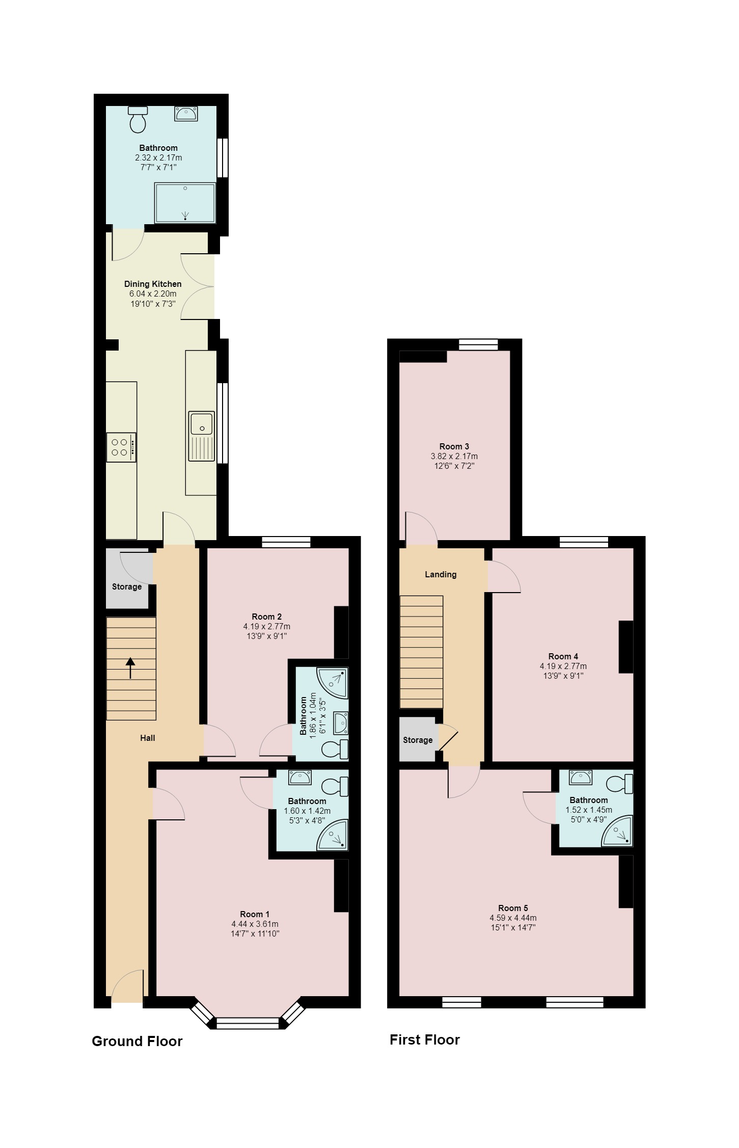 123, Bucknall New Road, Stoke-on-Trent floorplan