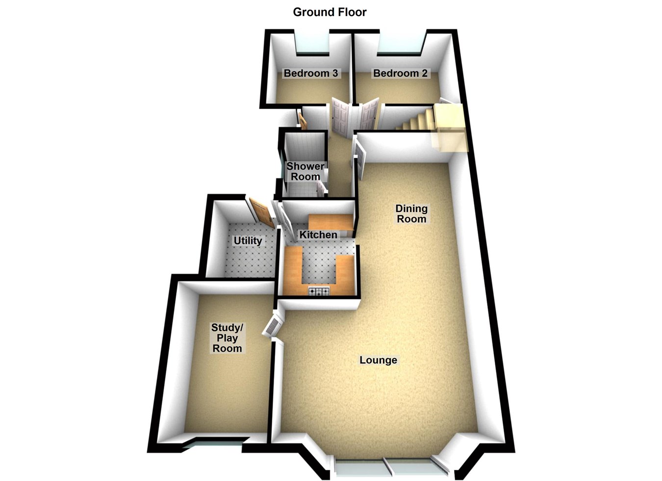 4 bed semidetached house for sale in Martins Lane, Hardingstone