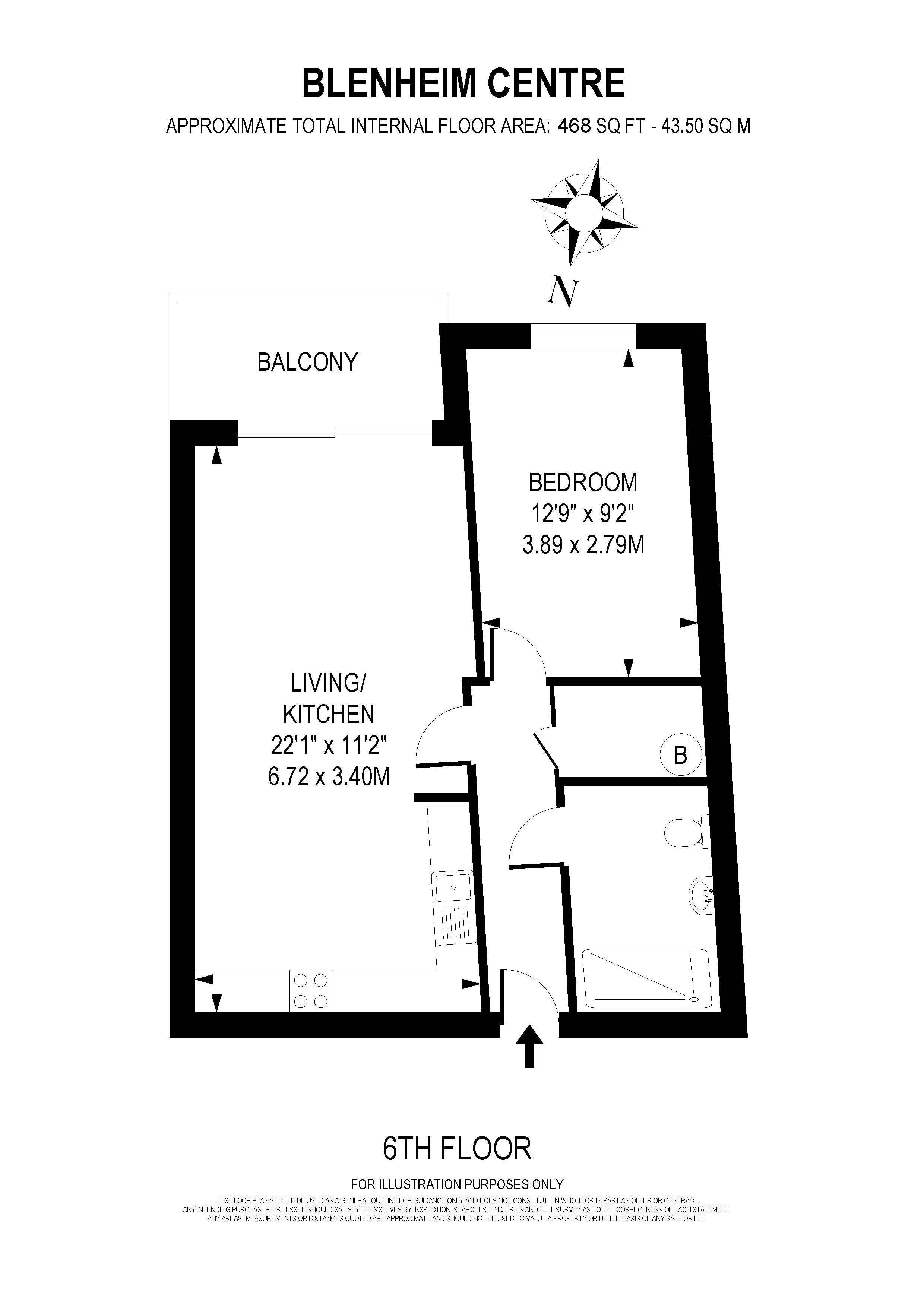 1 Bedrooms Flat to rent in Prince Regent Road, Hounslow TW3