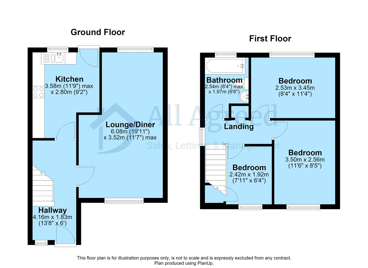 6, Buckingham Close, Swanwick floorplan