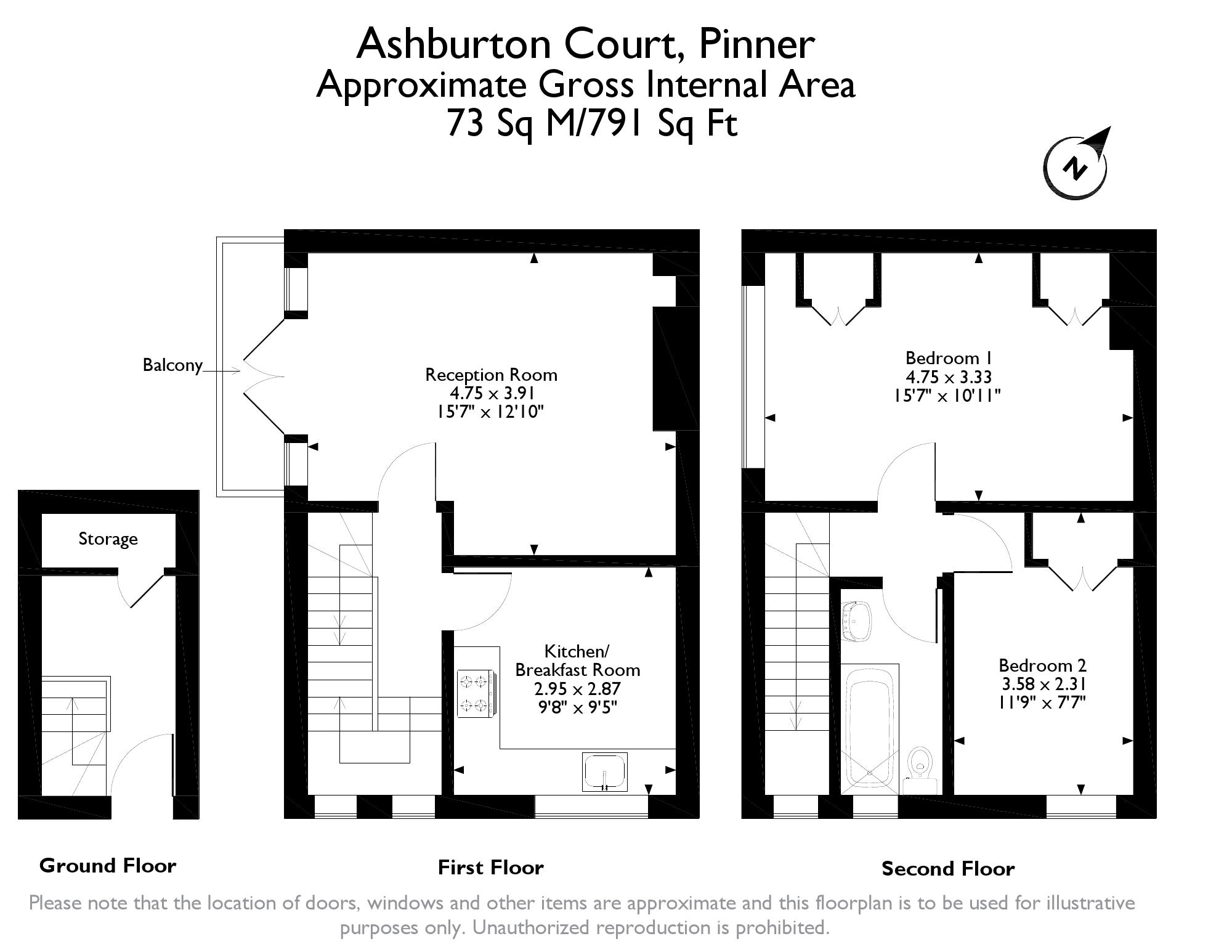 2 Bedrooms Maisonette for sale in Elm Park Road, Pinner HA5