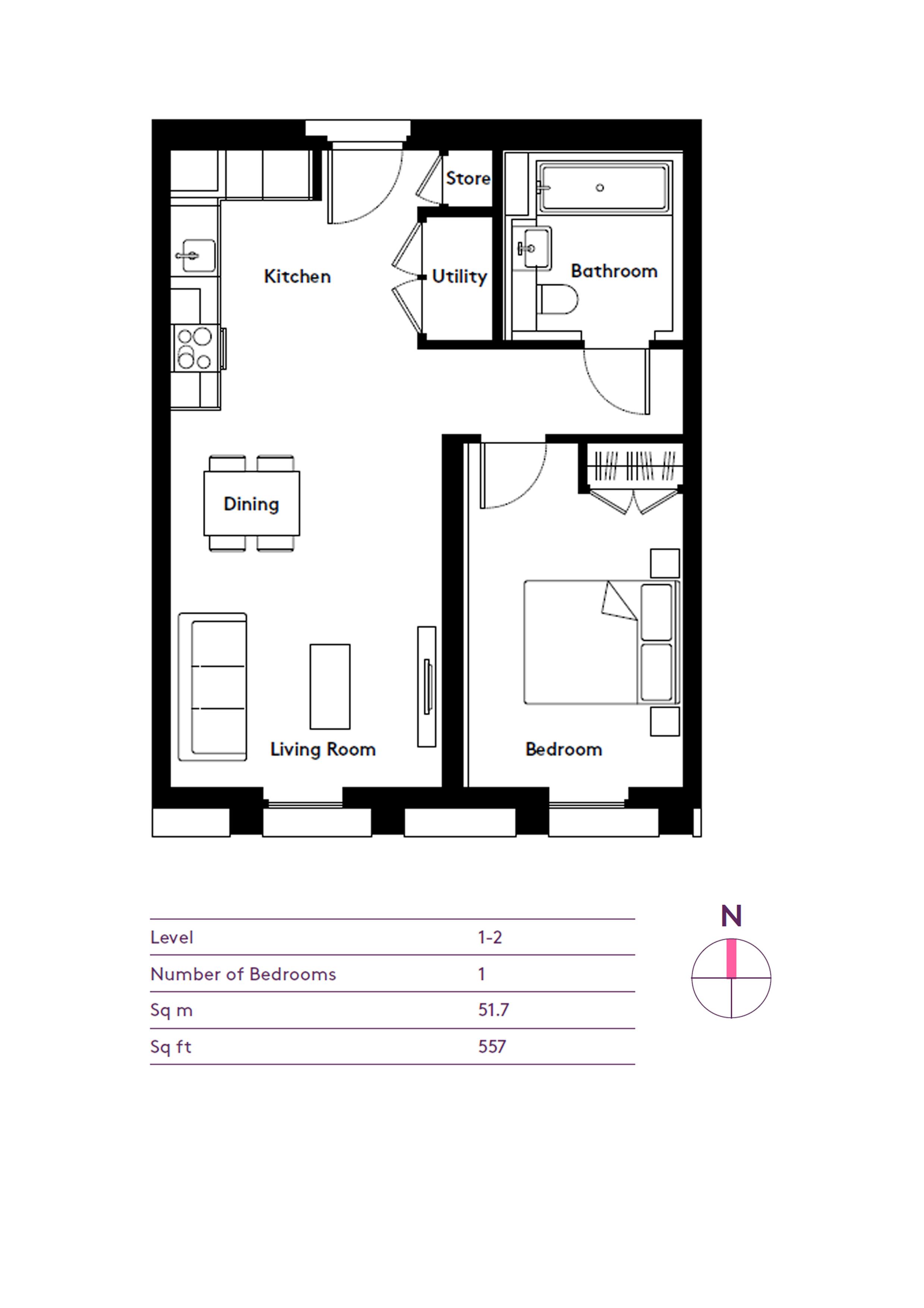 1 Bedrooms Flat for sale in Princess Street, Manchester, Greater Manchester, UK M1