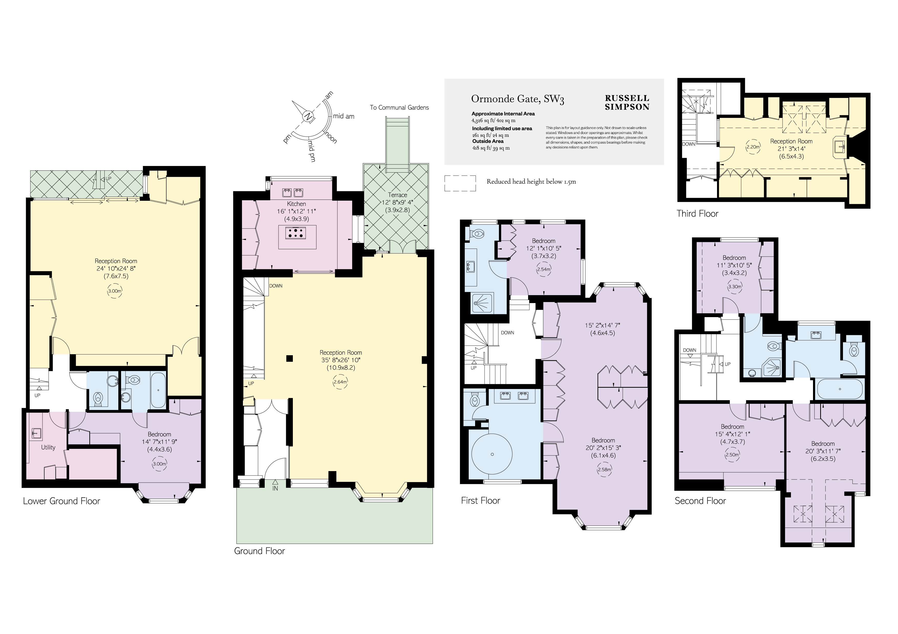 22, Ormonde Gate, Chelsea floorplan