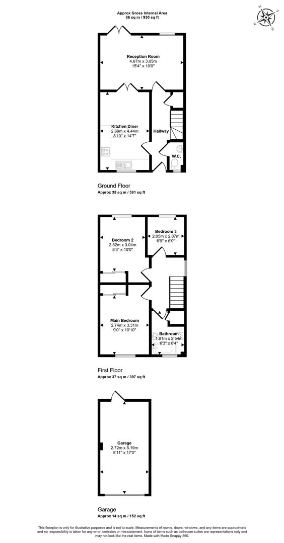 2, Woodmills Close, Stalbridge floorplan